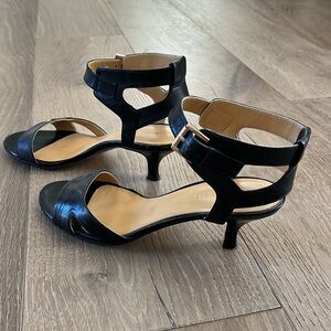 Nine West Black Sandals, Size 7